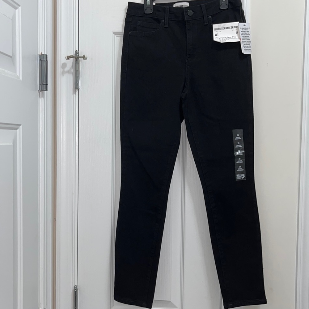 William Rast Women’s High Rise Ankle Skinny Jeans